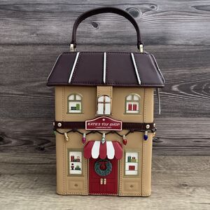 Kate Spade Toy Store Christmas Bag Gingerbread House Crossbody Holiday Shop